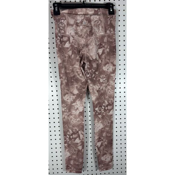 ATHLETA elation printed tight in pink floral Womens Athletic Activewear size XS - Picture 2 of 9